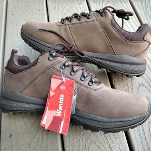 Wantdo Men's Waterproof Hiking Shoes Nubuck